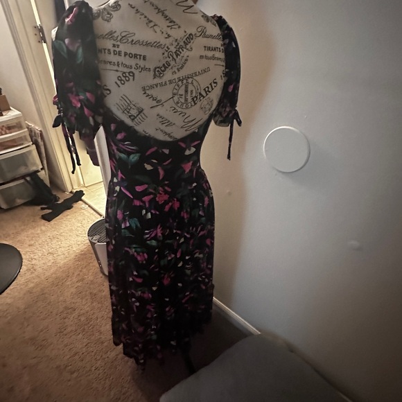 Blackmilk Midi Hummingbird Dress NWOT L - Picture 2 of 5